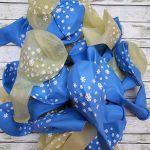 Globos de latex copos de nieve Frozen x 10 u