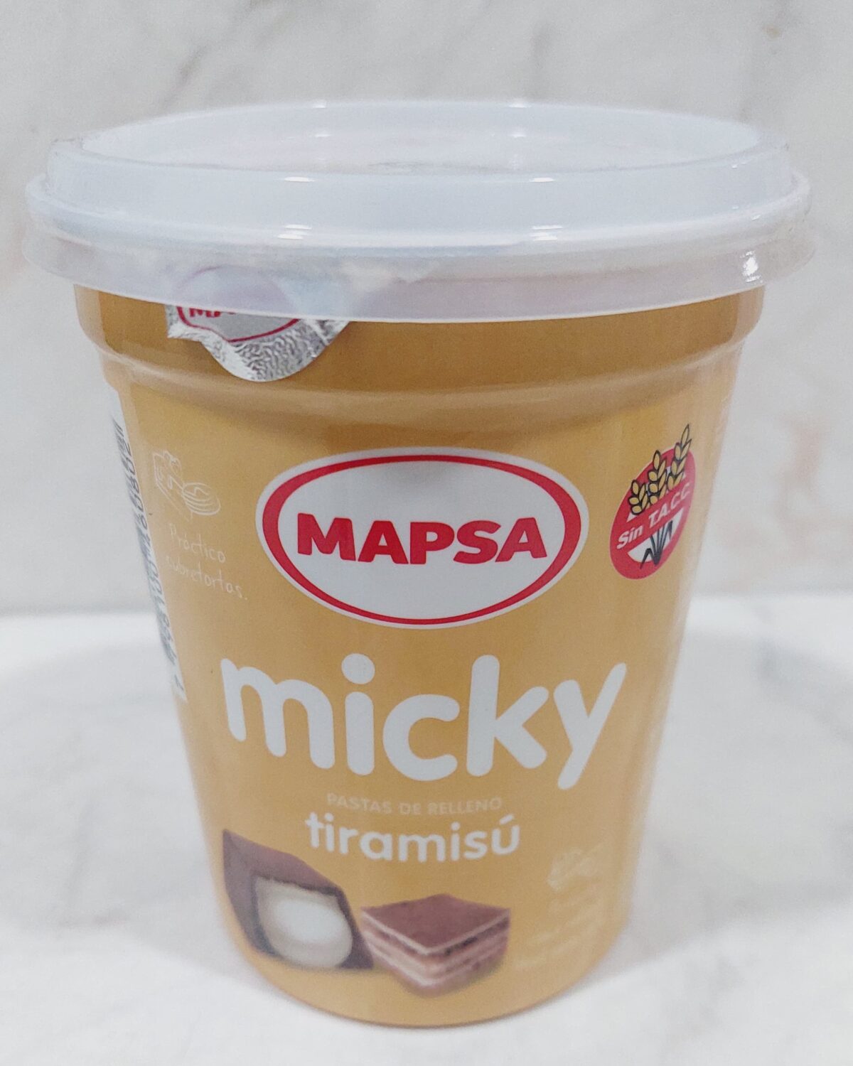 Pasta relleno Micky tiramisu scaled