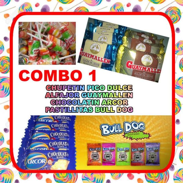 Combo 1 de golosinas para 20 nenes