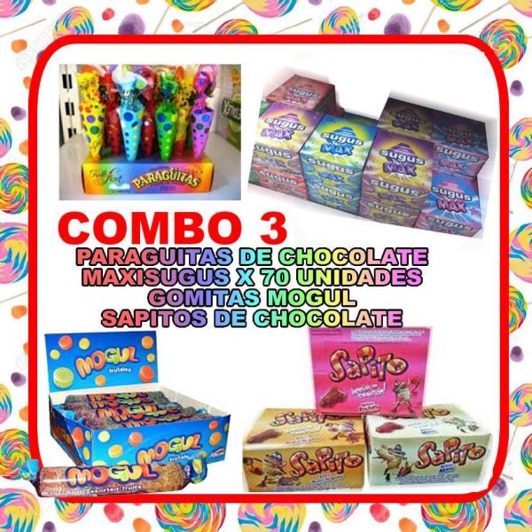 Combo de golosinas Nº 3 para 20 niños
