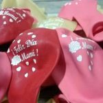 Globo de latex estampados con frase del día de la madre x 10 unidades
