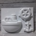 Molde plástico Plastichok para chocolate motivo náutico