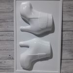 Molde plástico Plastichok para chocolate motivo bota corta de mujer