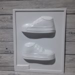 Molde plástico Plastichok para chocolate motivo zapatillas deportivas