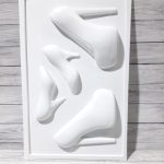 Molde plástico Plastichok para chocolate motivo zapato de mujer taco alto varios tamaños