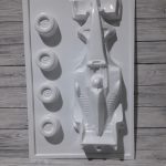 Molde plástico Plastichok para chocolate motivo auto Fórmula 1 grande