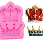 Molde de silicona para  modelar corona de rey y reina.