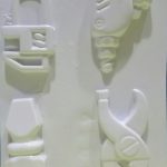 Molde plástico Plastichok para chocolate herramientas grandes