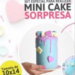 Set de 2 placas de acetato Parpen torta mini piñata