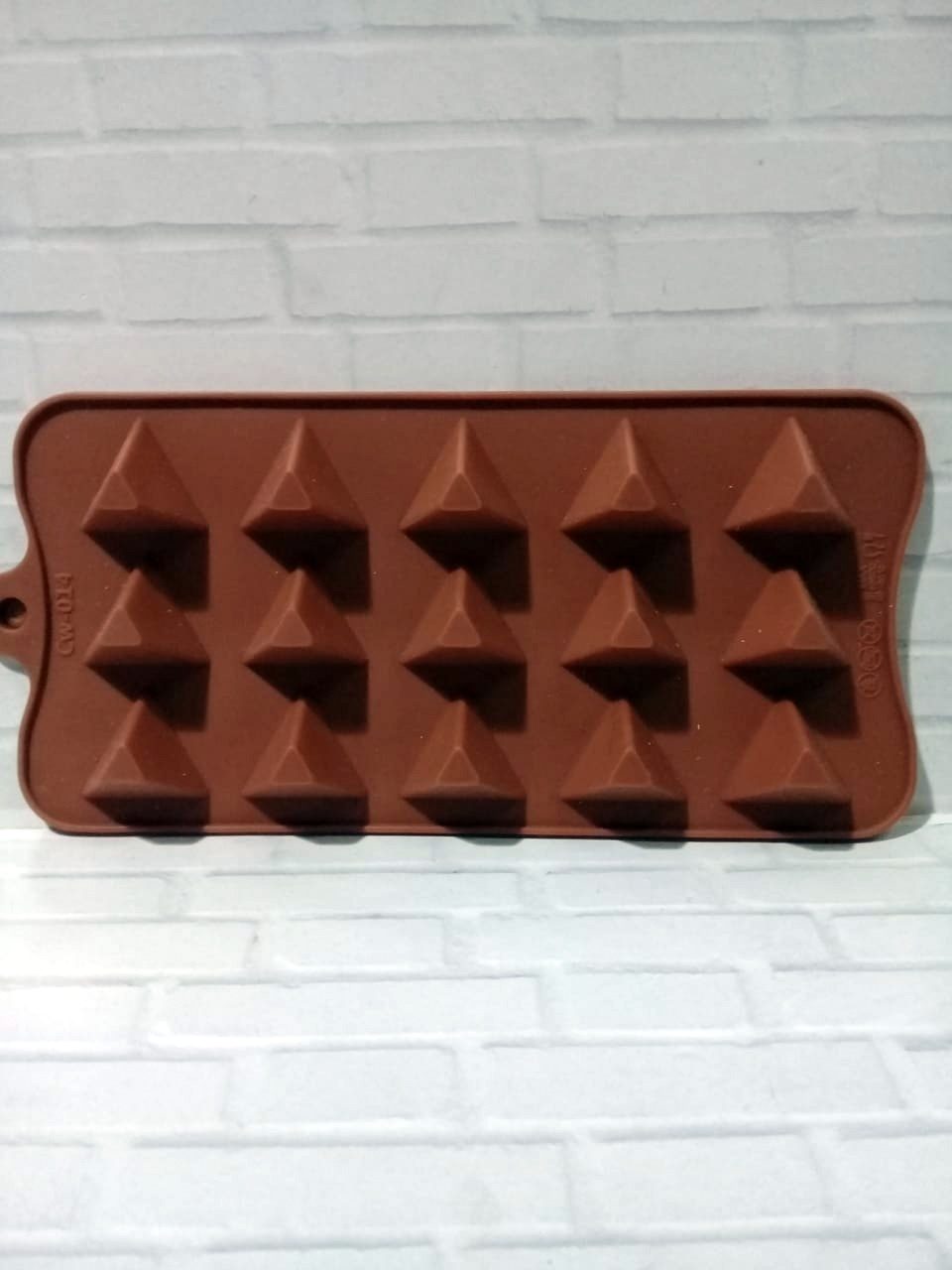 molde de silicona bombones triangulo