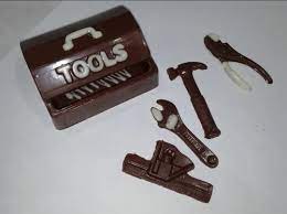 muestra herramientas de chocolate