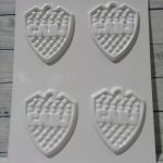 Molde plástico Plastichok para chocolate chocolatin escudo boca o river