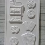 Molde plástico Plastichok para chocolate elementos de casino