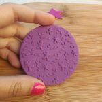 Placa de acrílico texturizador muñeco de jengibre