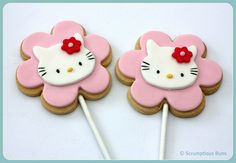 Muestra cookie flor kitty