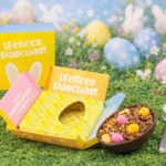 Caja sorpresa estampada para medio huevo de pascuas x 10 unidades