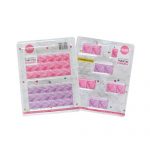 Set de 2 placas de acetato Parpen tableta corazones