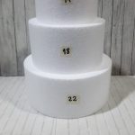 Disco de telgopol para torta falsa de 22 x 10 cm