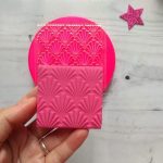 Texturizador de acrílico hoja de palma