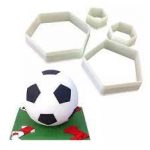Cortante plástico hexagono pelota x 4 unidades