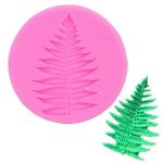 Molde de silicona para modelar hoja de helecho