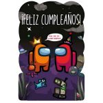 Amongus piñata de cartón x 1