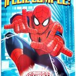 Hombre araña Póster afiche Feliz Cumpleaños