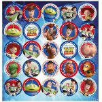 Toy Story steekers x 24 círculos adhesivos