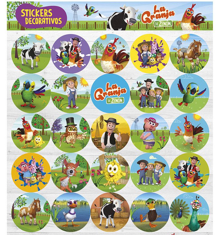 Stickers granja 01