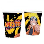 Naruto vasos estampados de polipapel x 10 unidades