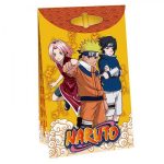 Naruto Bolsitas de papel estampadas con gliter x 8 u