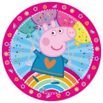 Peppa Pig platos de cartón x 10 unidades