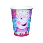 Peppa Pig vasos estampados x 10 unidades