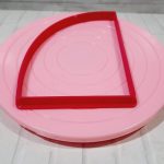 Cortante plástico para cookie o galletita medio arco M 2