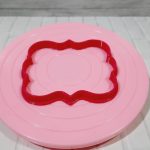 Cortante plástico para cookie o galletita marco 29