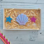 Cortante plástico para cookie o galletita Ostra  contorno