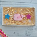 Cortante plástico para cookie o galletita ballena contorno