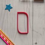 Cortante plástico para cookie o galletita marco redondeado