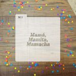 Stencil temática Día de la madre mamá, mamita, mamucha