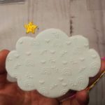 Texturizador de acrílico diseño arco iris boho