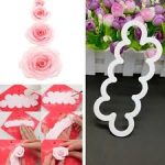 Cortante plástico rosa fácil set de 3 piezas