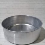 Molde de aluminio bizcochuelo 22 cm de diámetro y 6 cm de alto