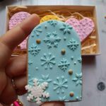 Texturizador de acrílico diseño copos de nieve