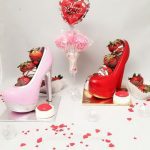 Molde de policarbonato set de dos placas zapato de mujer con plataforma.