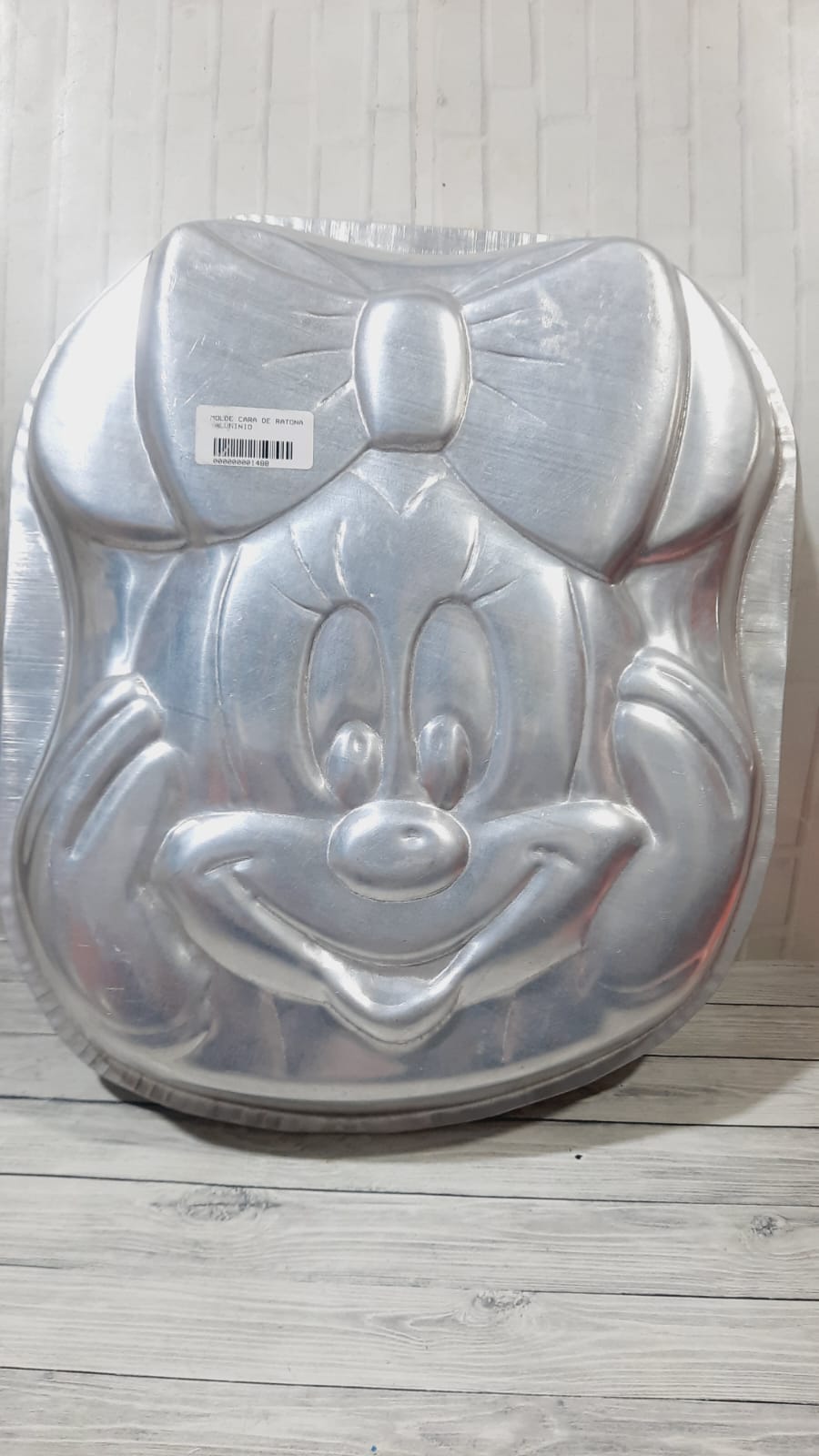 Molde de aluminio para torta ratona