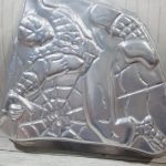 Molde de aluminio para torta hombre aracnido