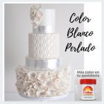 Colorante en polvo Fleibor blanco perlado x 4 grs .