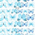 Mariposas comestibles en papel de arroz para decorar tortas M 26