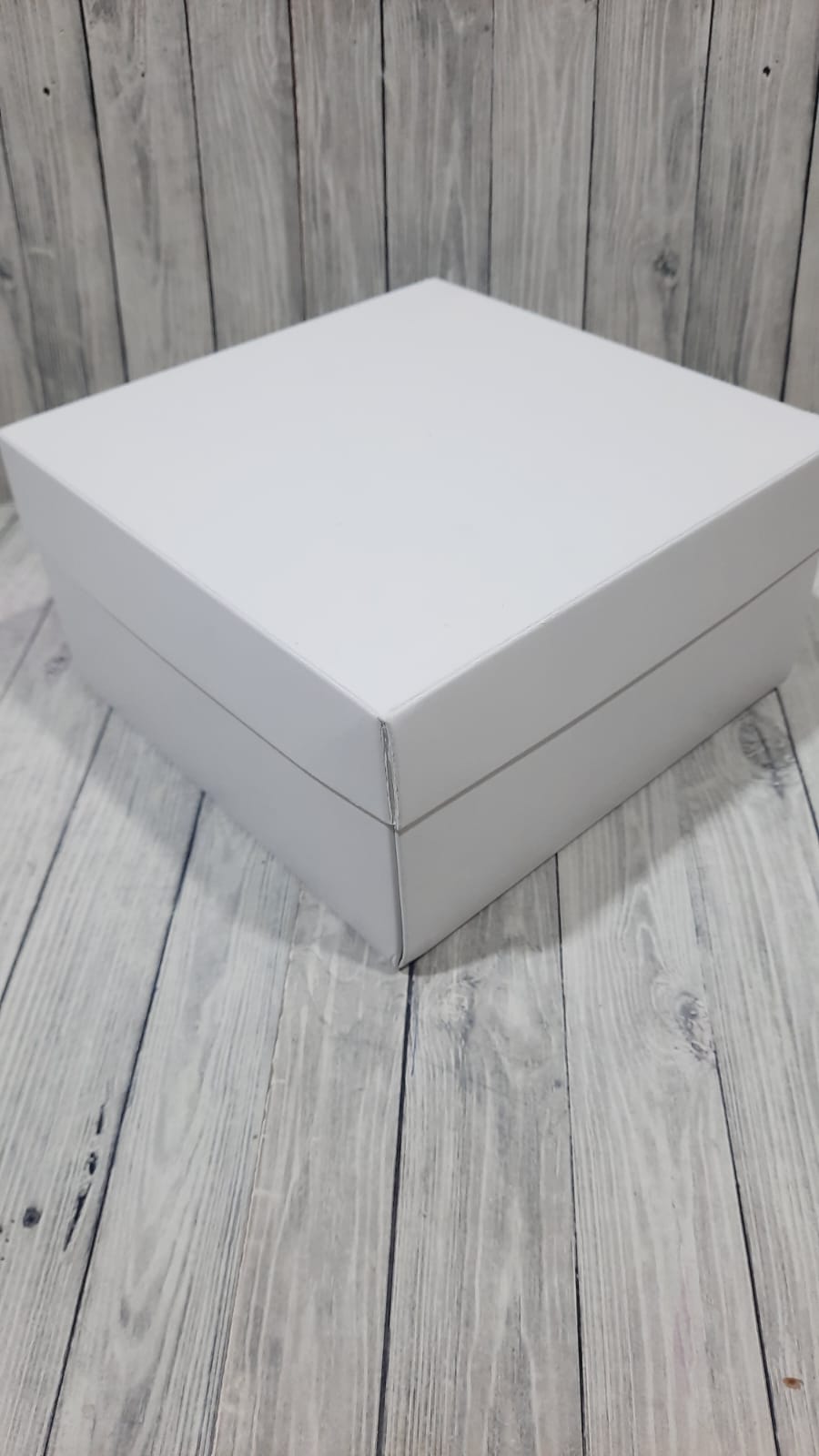 Caja Blanca Torta Acetato 30 X 30 Cm