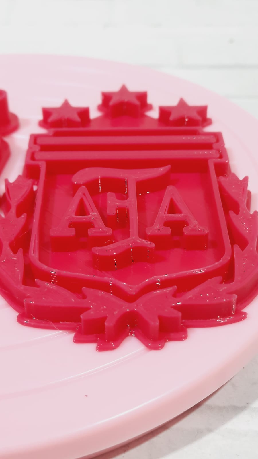 Cortante de cookie con sello escudo Afa